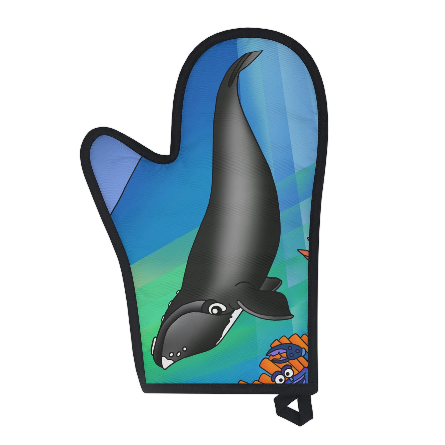 Gray Whale Oven Glove