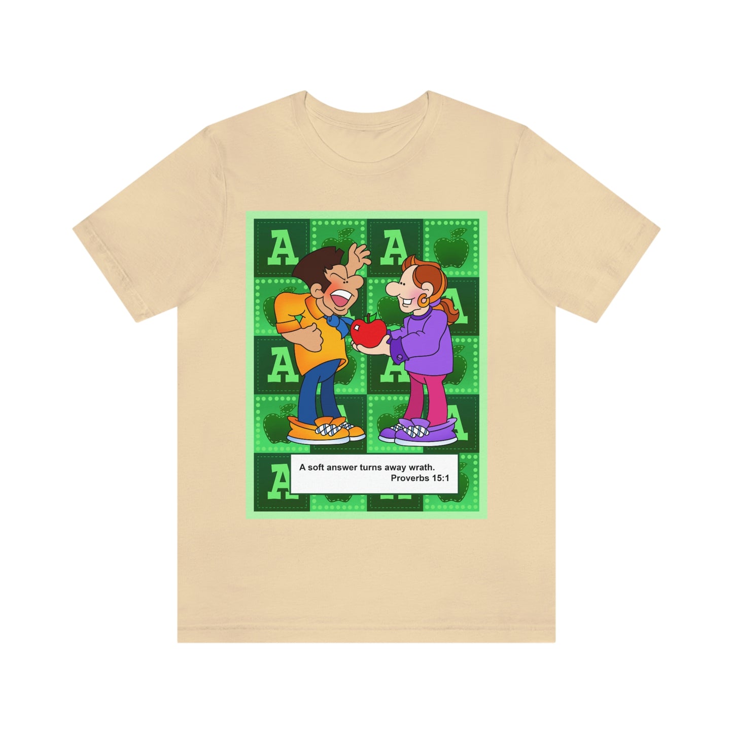 The Bible as Simple as ABC A Unisex Jersey Short Sleeve Tee