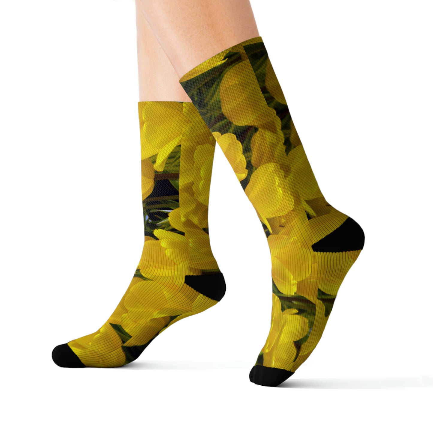 Flowers 16 Sublimation Socks
