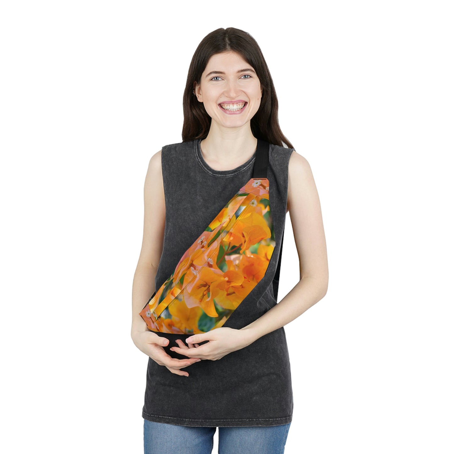 Flowers 10 Large Fanny Pack