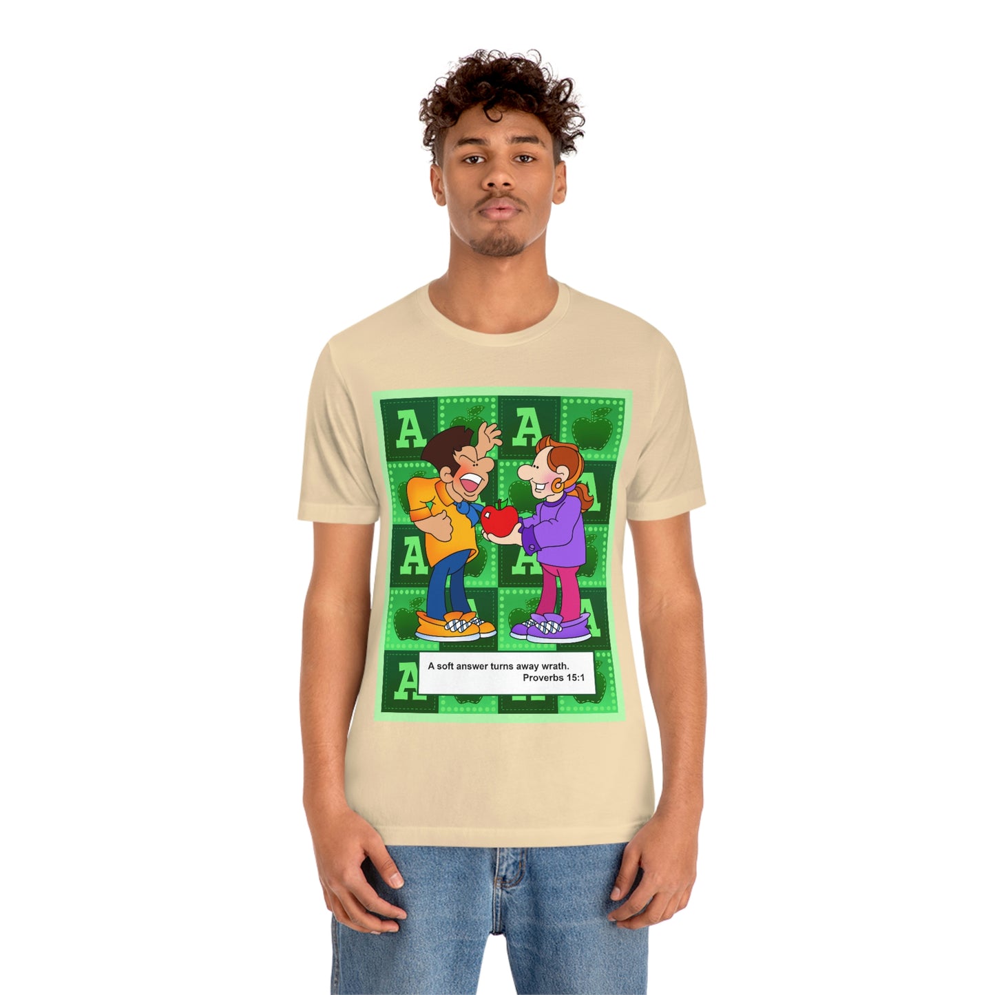 The Bible as Simple as ABC A Unisex Jersey Short Sleeve Tee