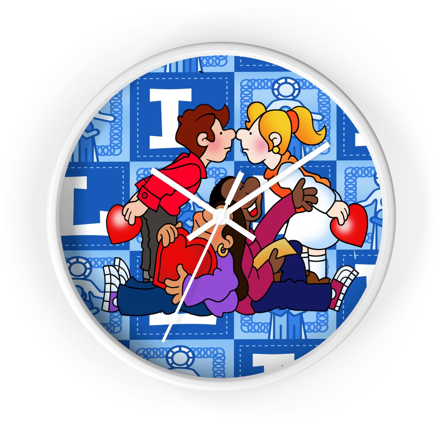 The Bible as Simple as ABC L Wall Clock