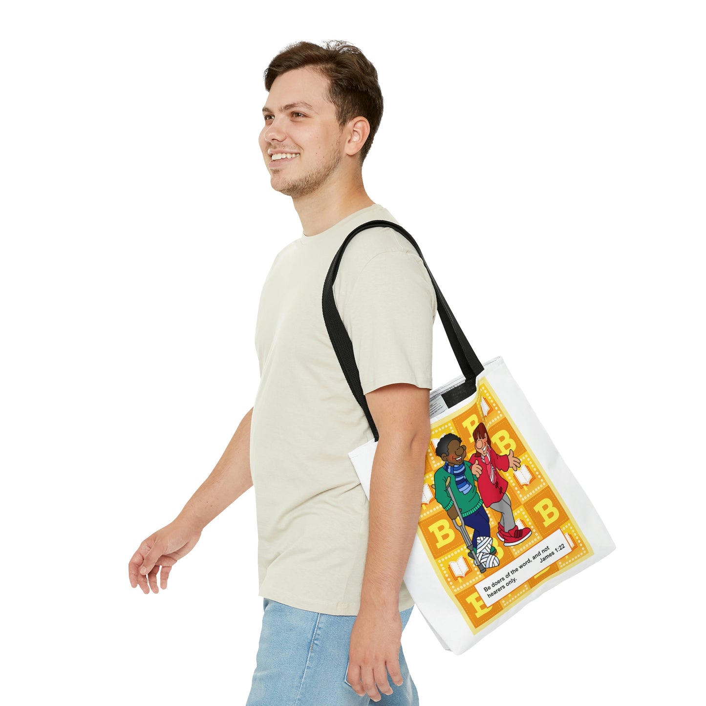 The Bible as Simple as ABC B AOP Tote Bag