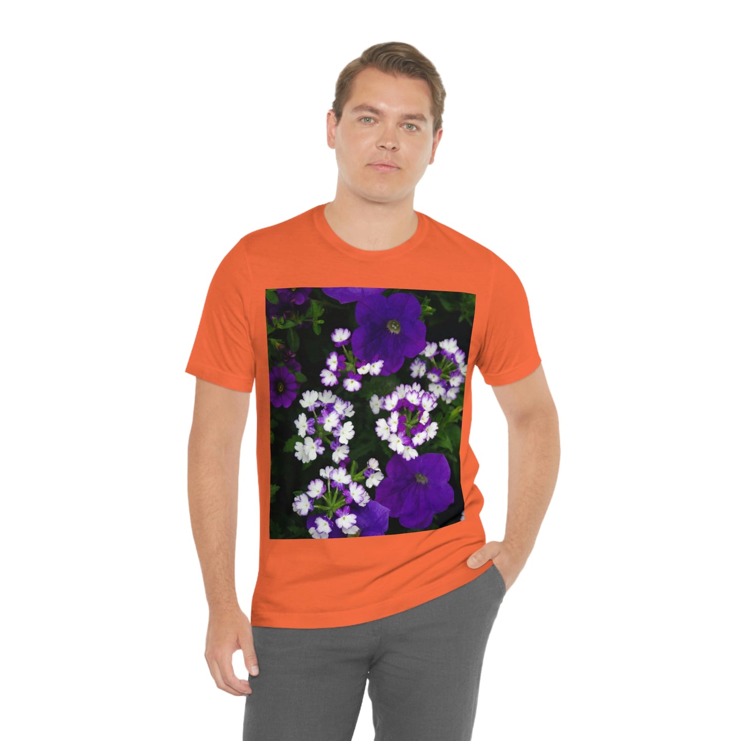 Flowers 04 Unisex Jersey Short Sleeve Tee
