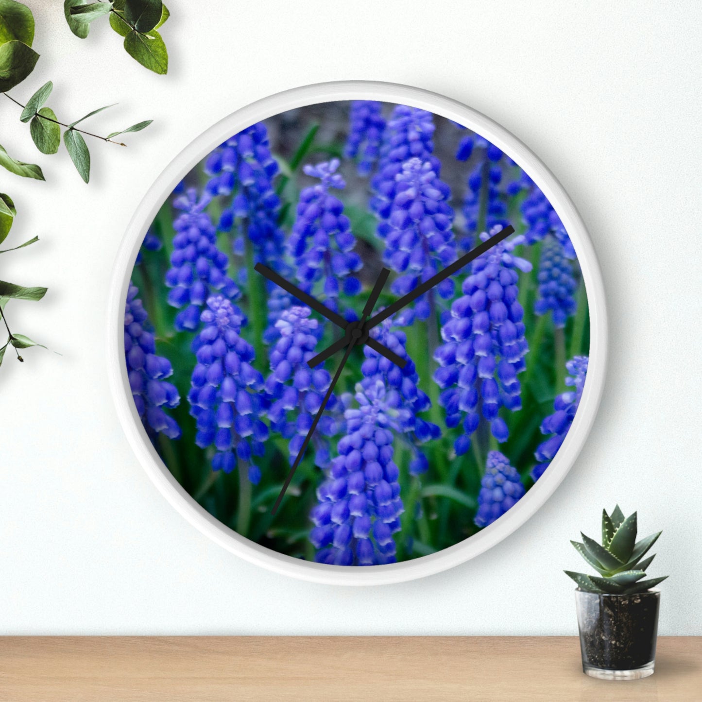 Flowers 11 Wall Clock