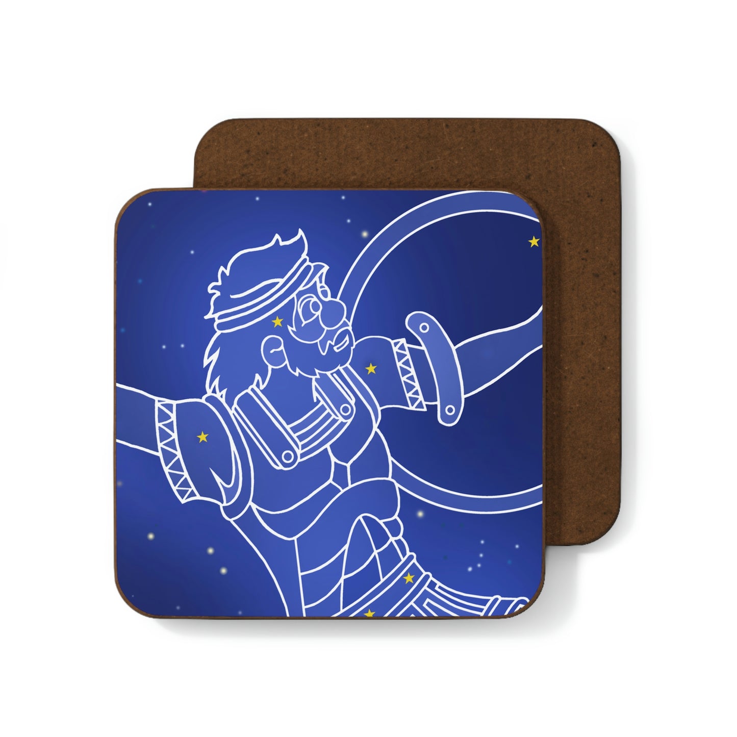 Triple Gratitude with Assorted Monsters!! Hardboard Back Coaster