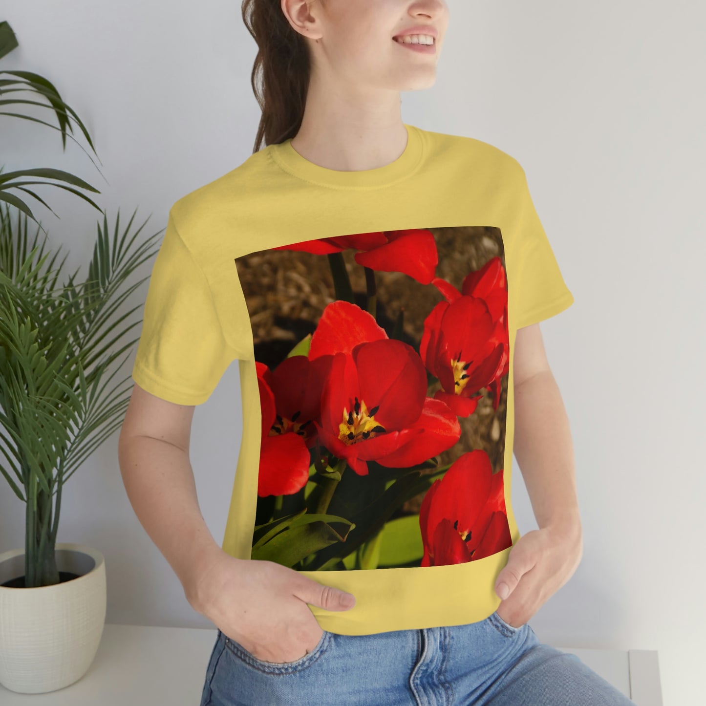Flowers 05 Unisex Jersey Short Sleeve Tee