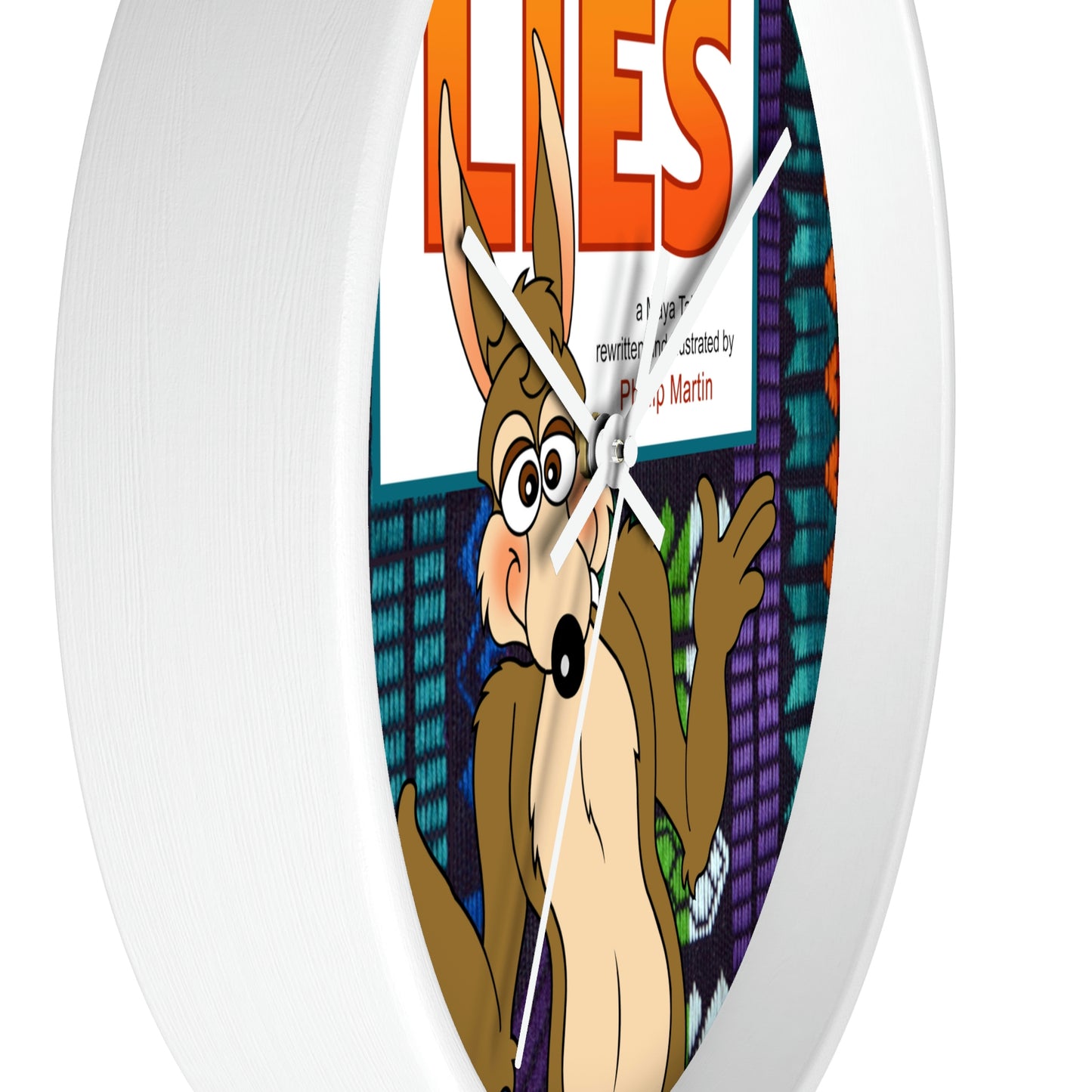 A Pack of Lies Wall clock