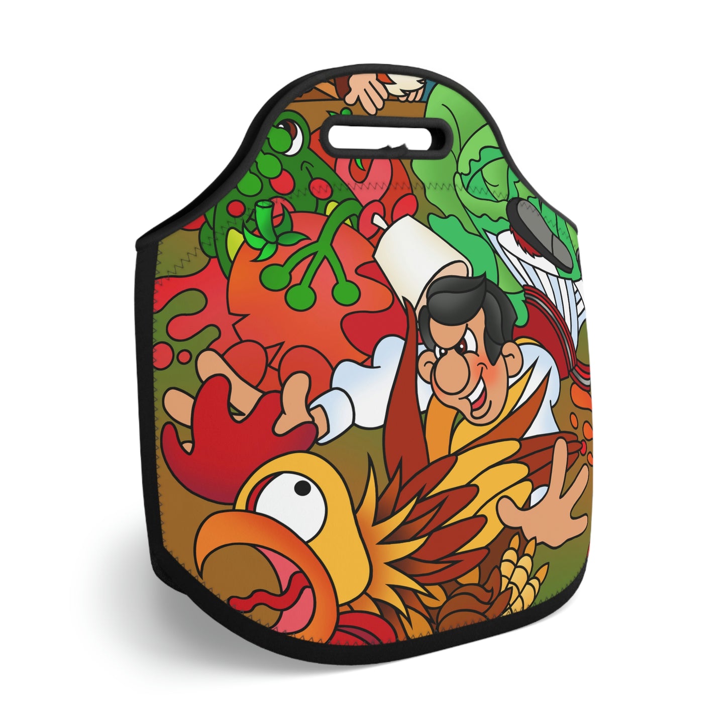 The Half Rooster! Neoprene Lunch Bag
