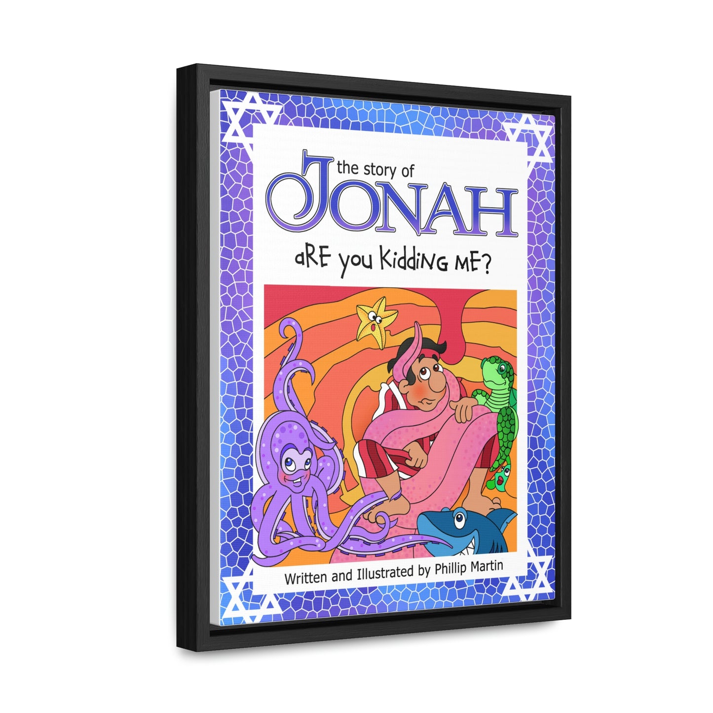 The Story of Jonah Gallery Canvas Wraps, Vertical Frame
