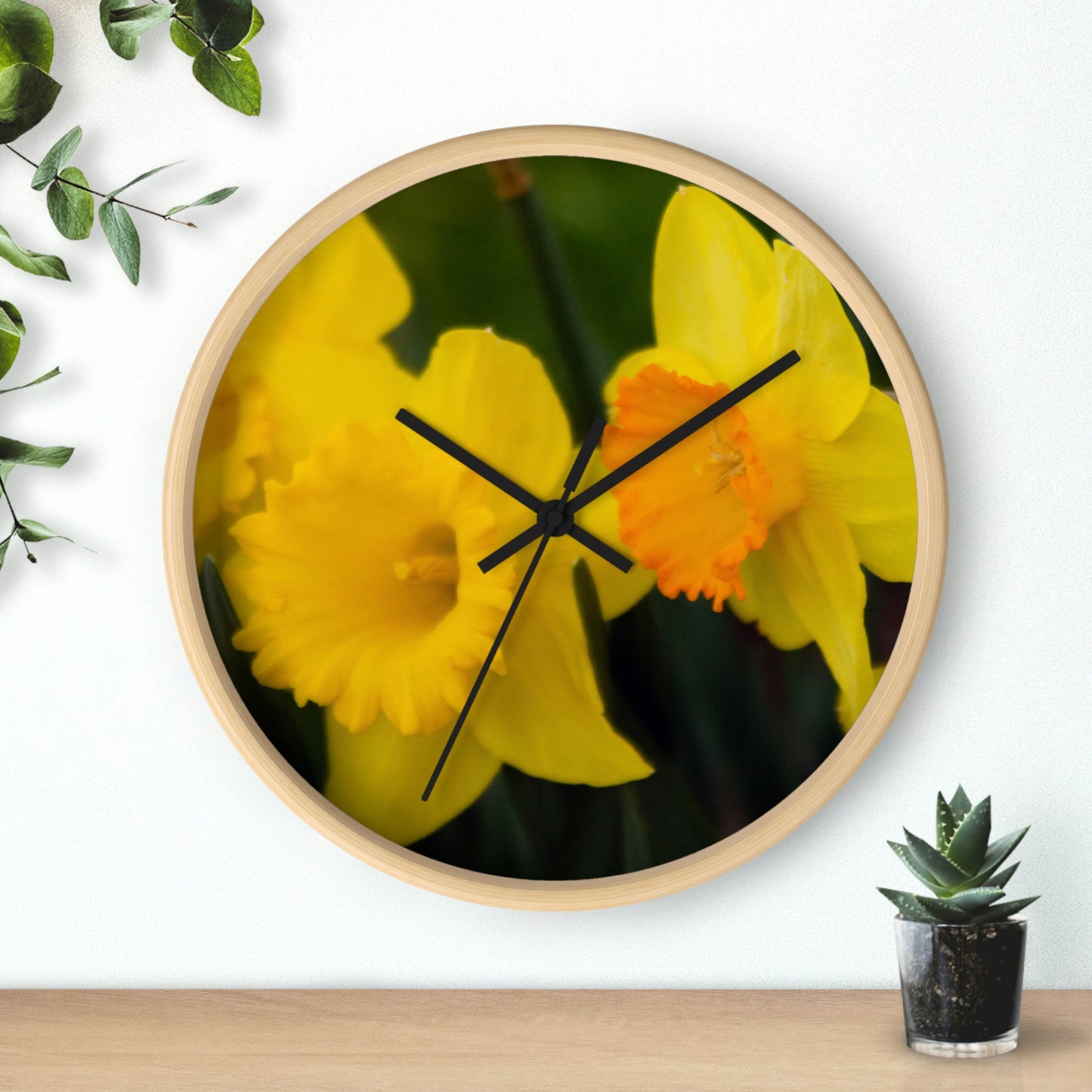 Flowers 10 Wall Clock