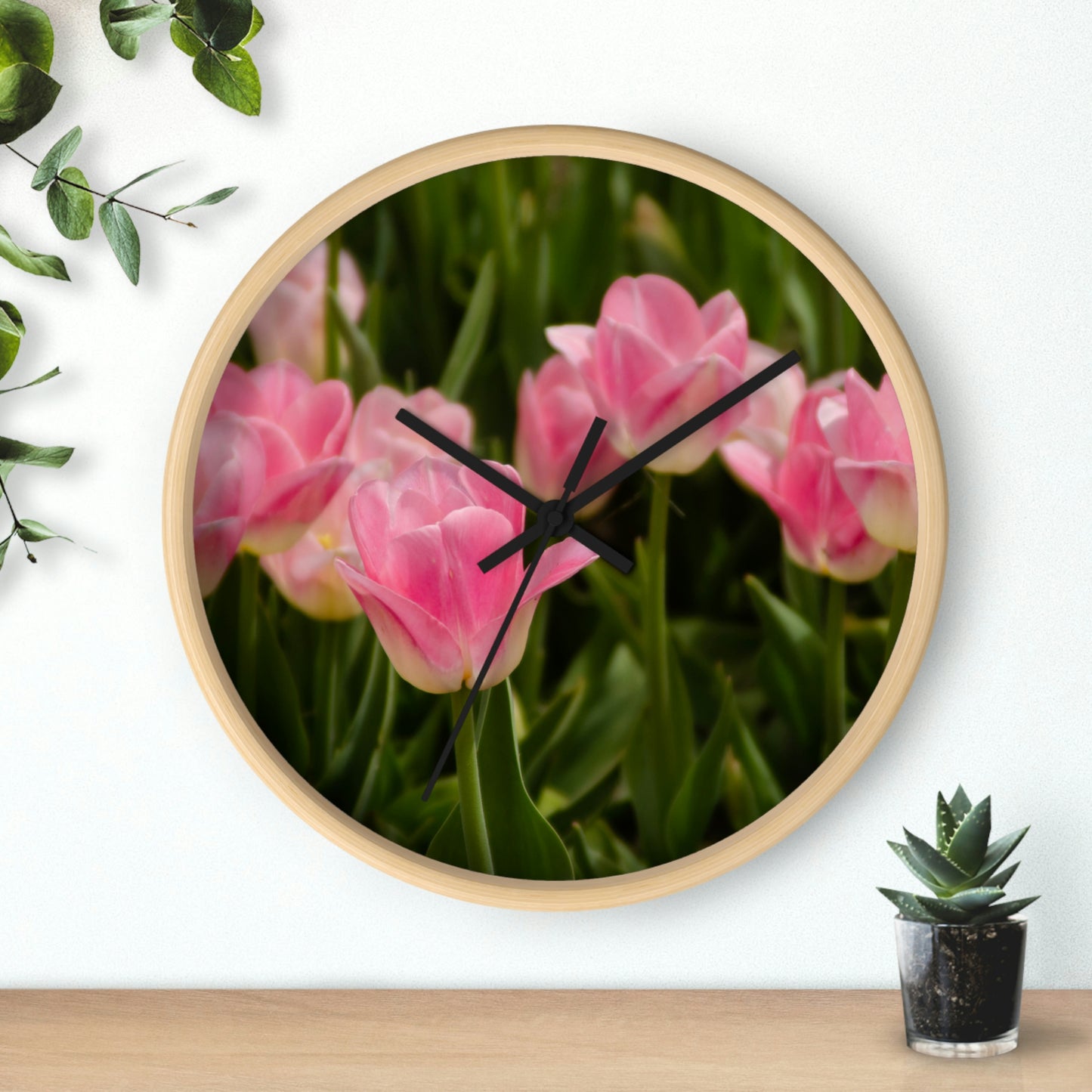 Flowers 17 Wall Clock