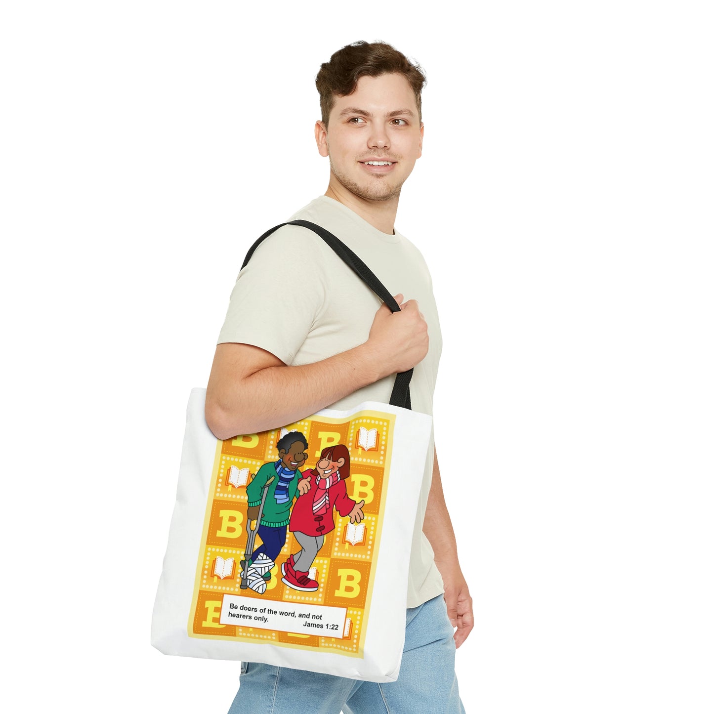 The Bible as Simple as ABC B AOP Tote Bag