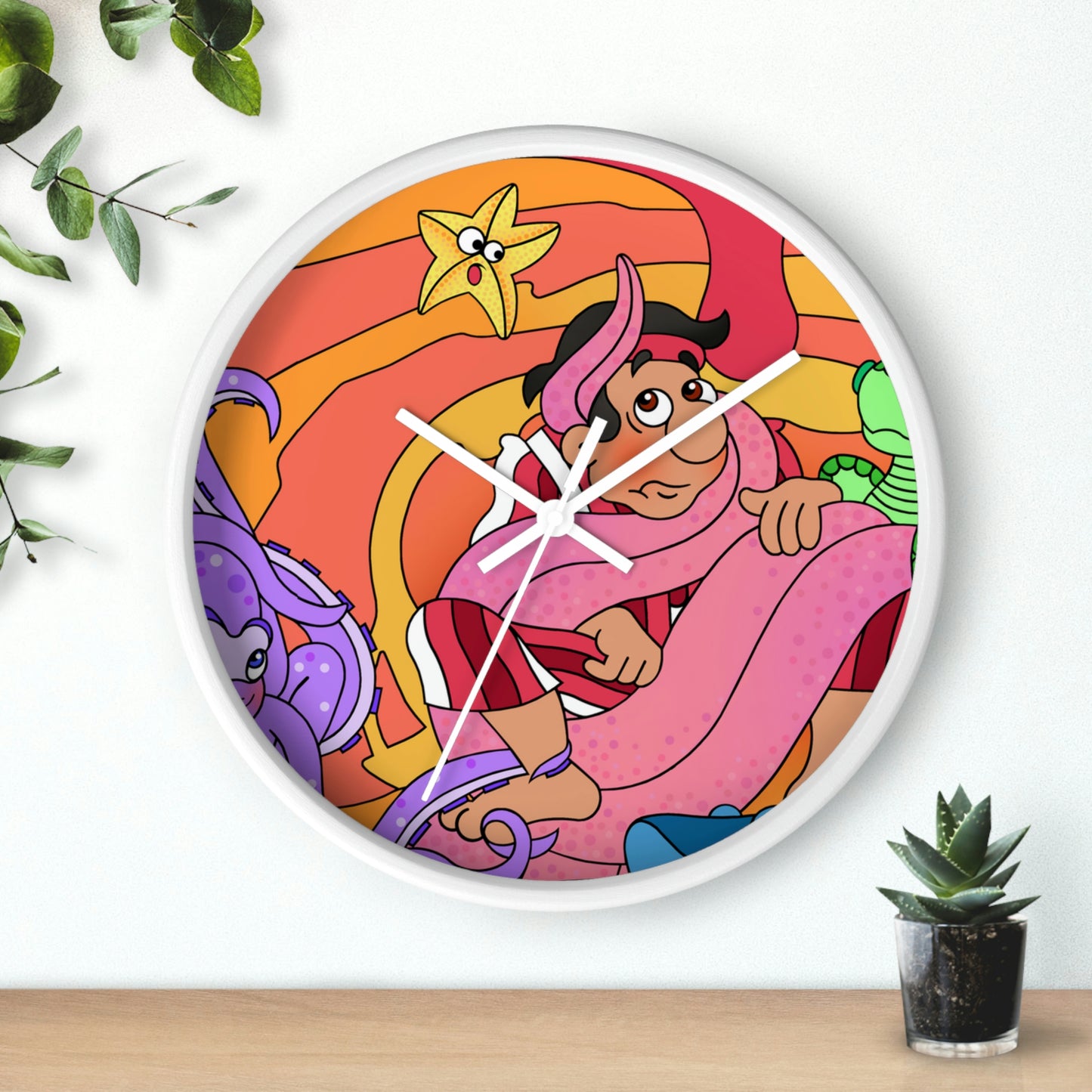 The Story of Jonah Wall clock
