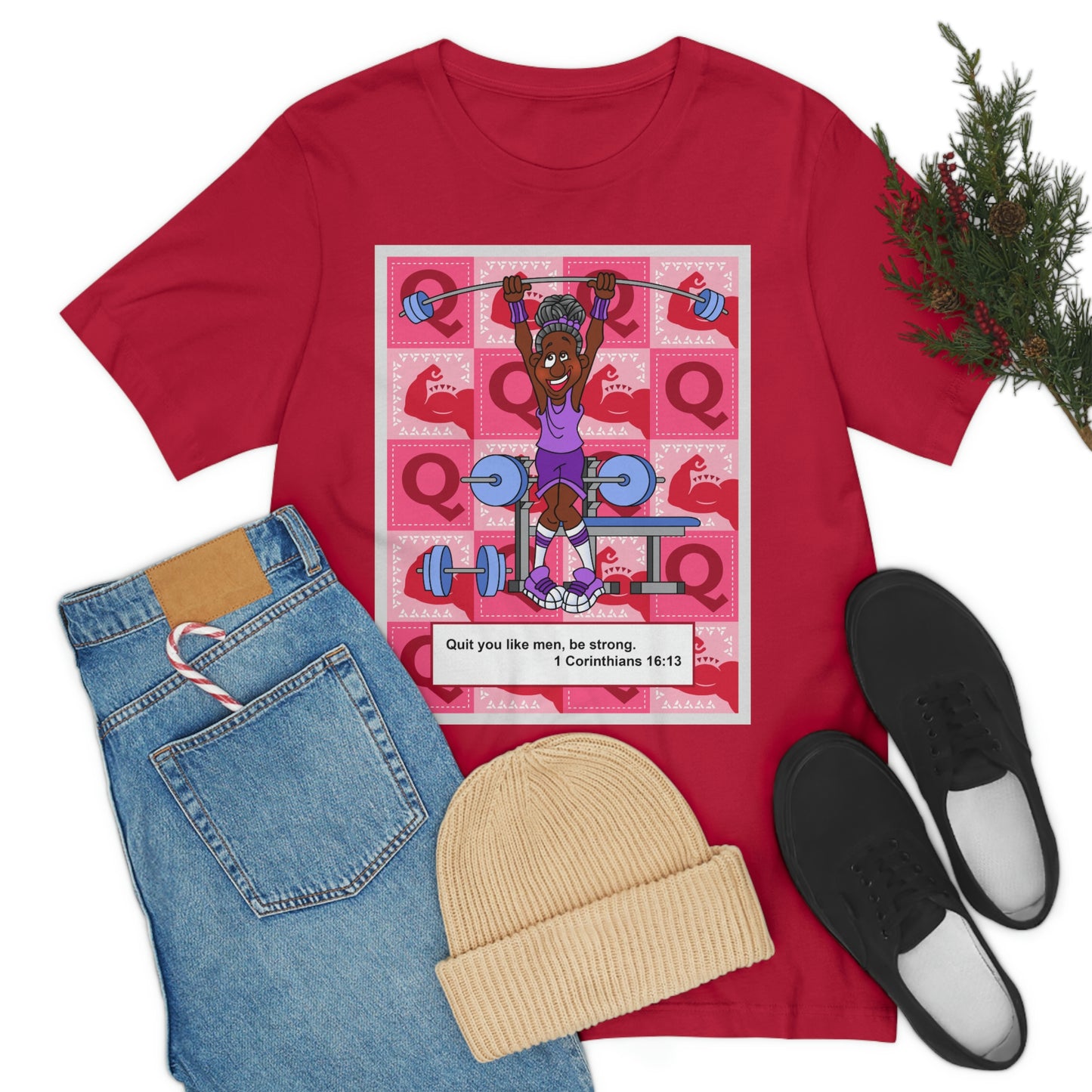 The Bible as Simple as ABC Q Unisex Jersey Short Sleeve Tee