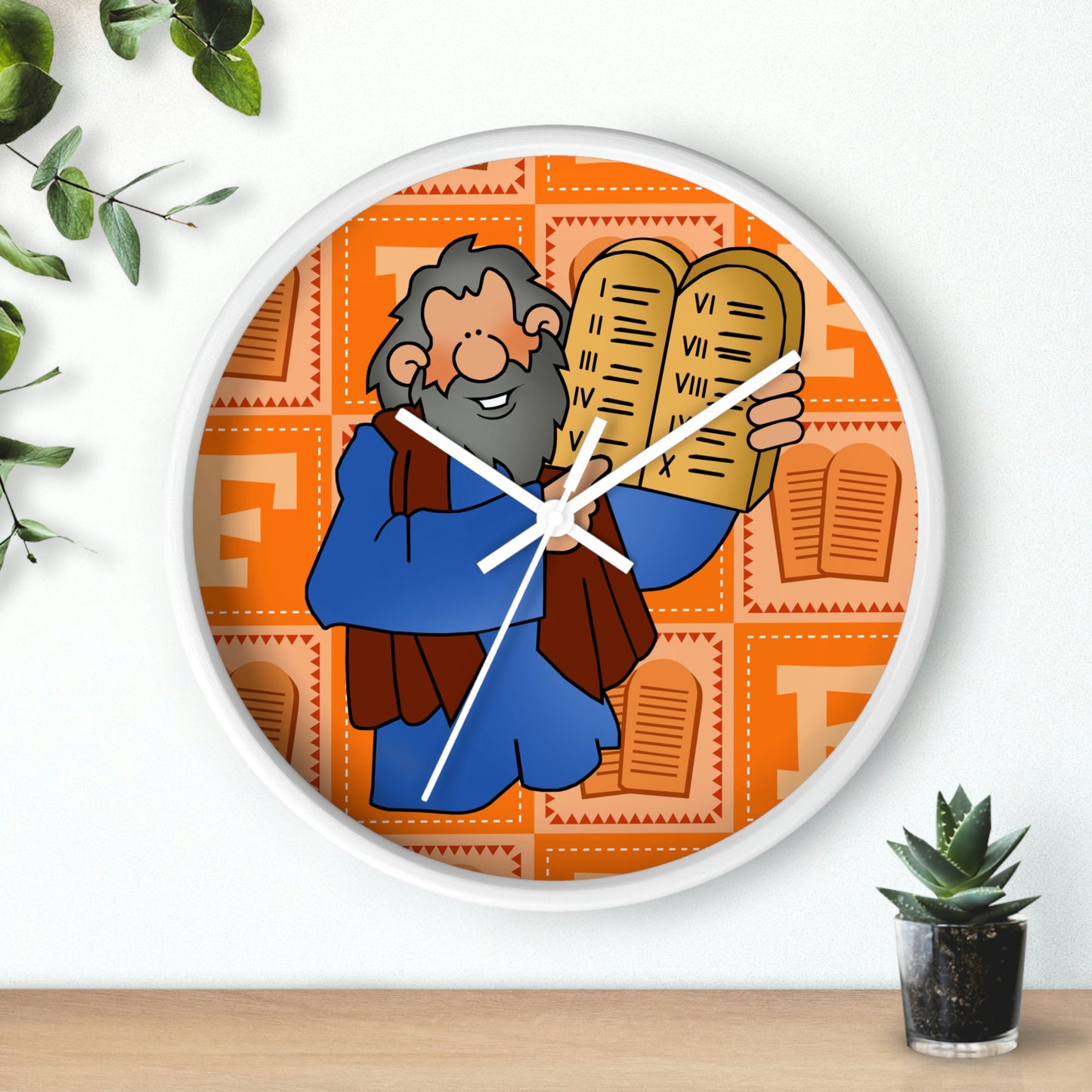 The Bible as Simple as ABC F Wall Clock