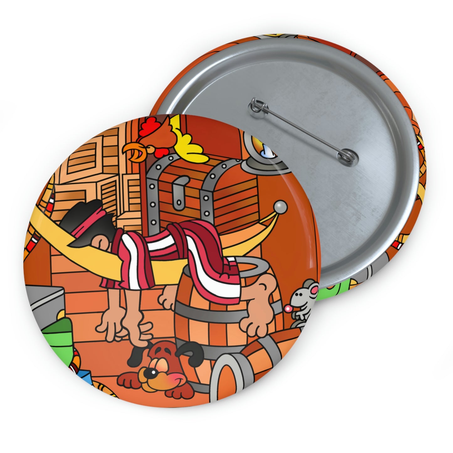 The Story of Jonah! Custom Pin Buttons