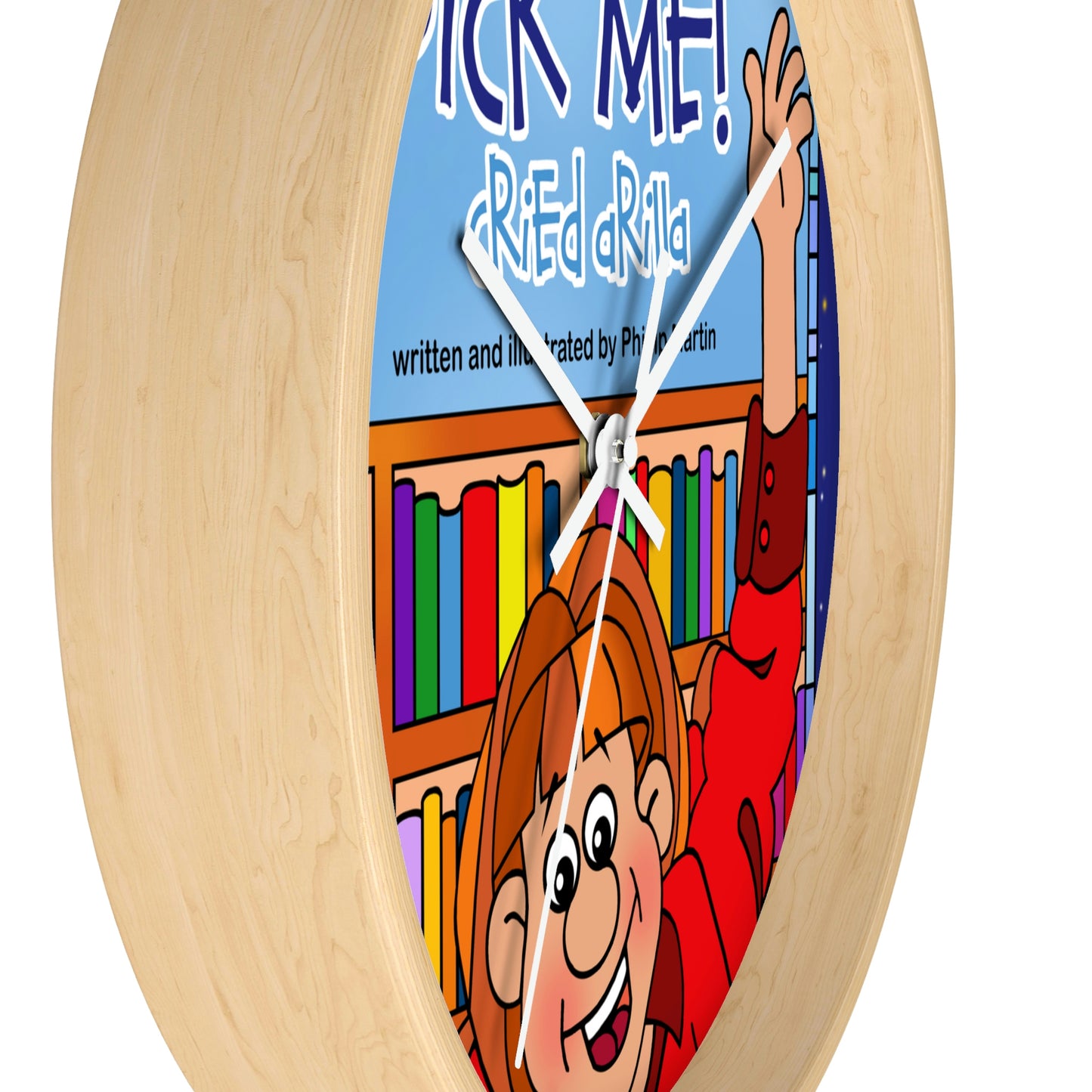 Pick Me Cried Arilla! Wall clock