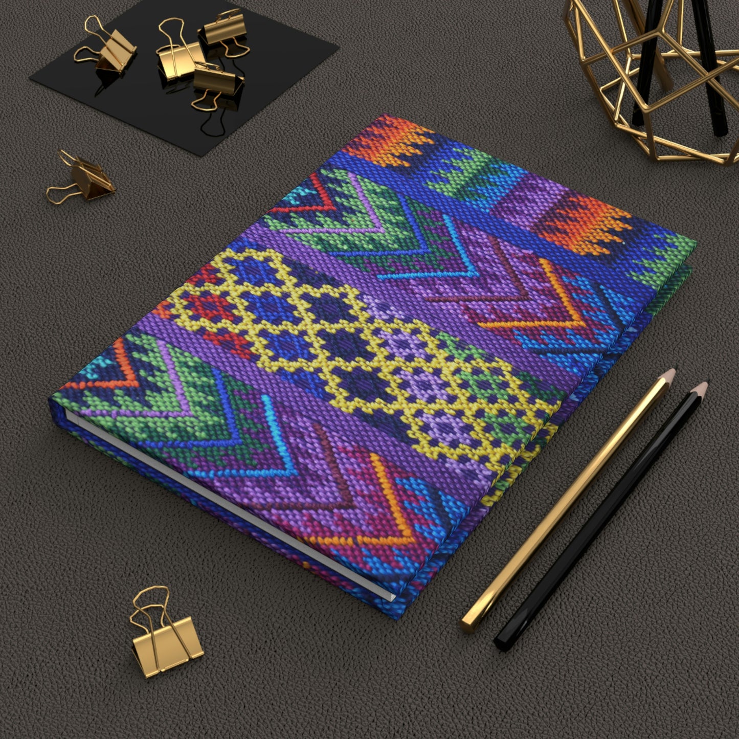 A Pack of Lies Fabric Hardcover Journal Matte