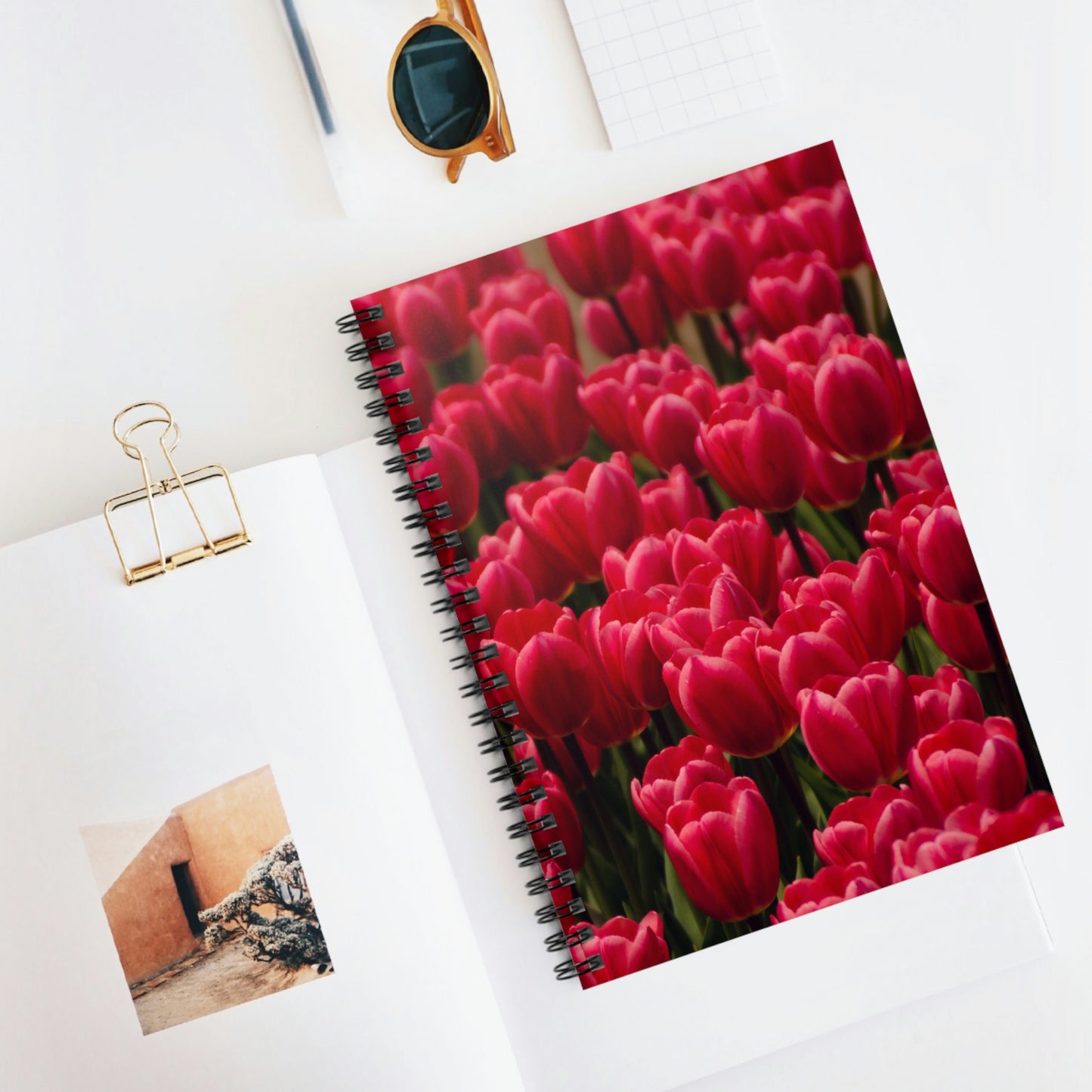 Flowers 15 Spiral Notebook - Ruled Line