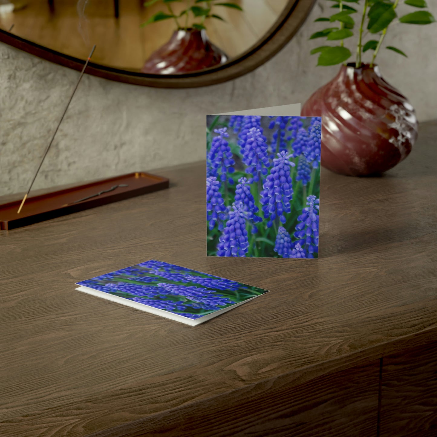 Flowers 10 Greeting Cards (1, 10, 30, and 50pcs)