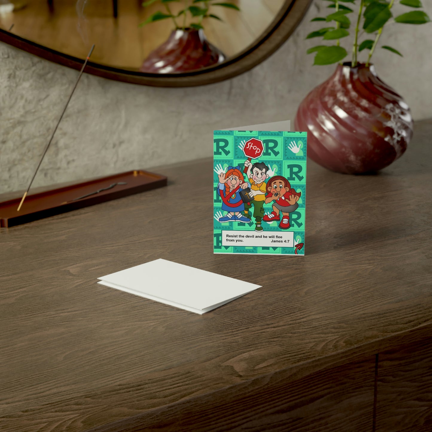 The Bible as Simple as ABC R Greeting Cards (1, 10, 30, and 50pcs)