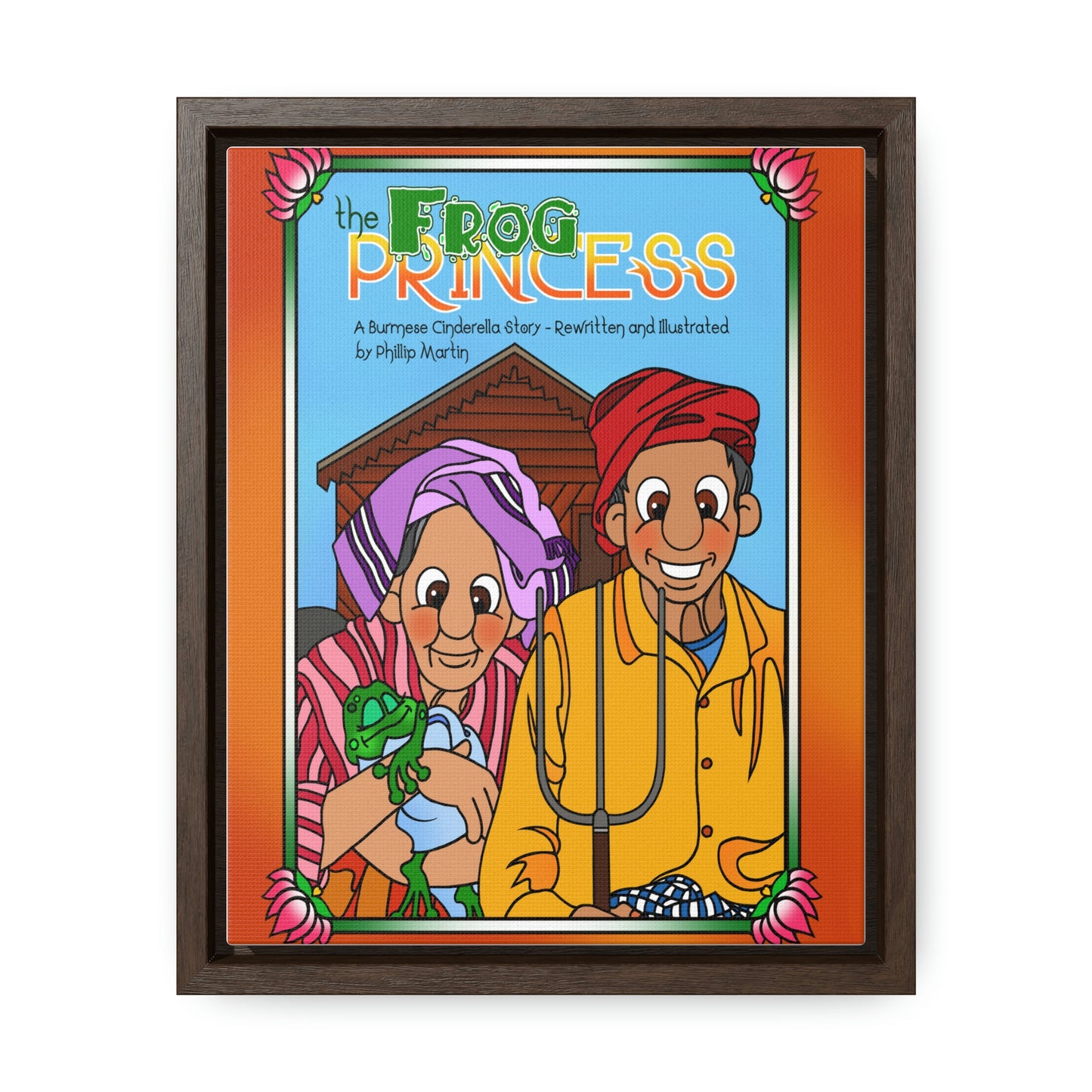 The Frog Princess Gallery Canvas Wraps, Vertical Frame