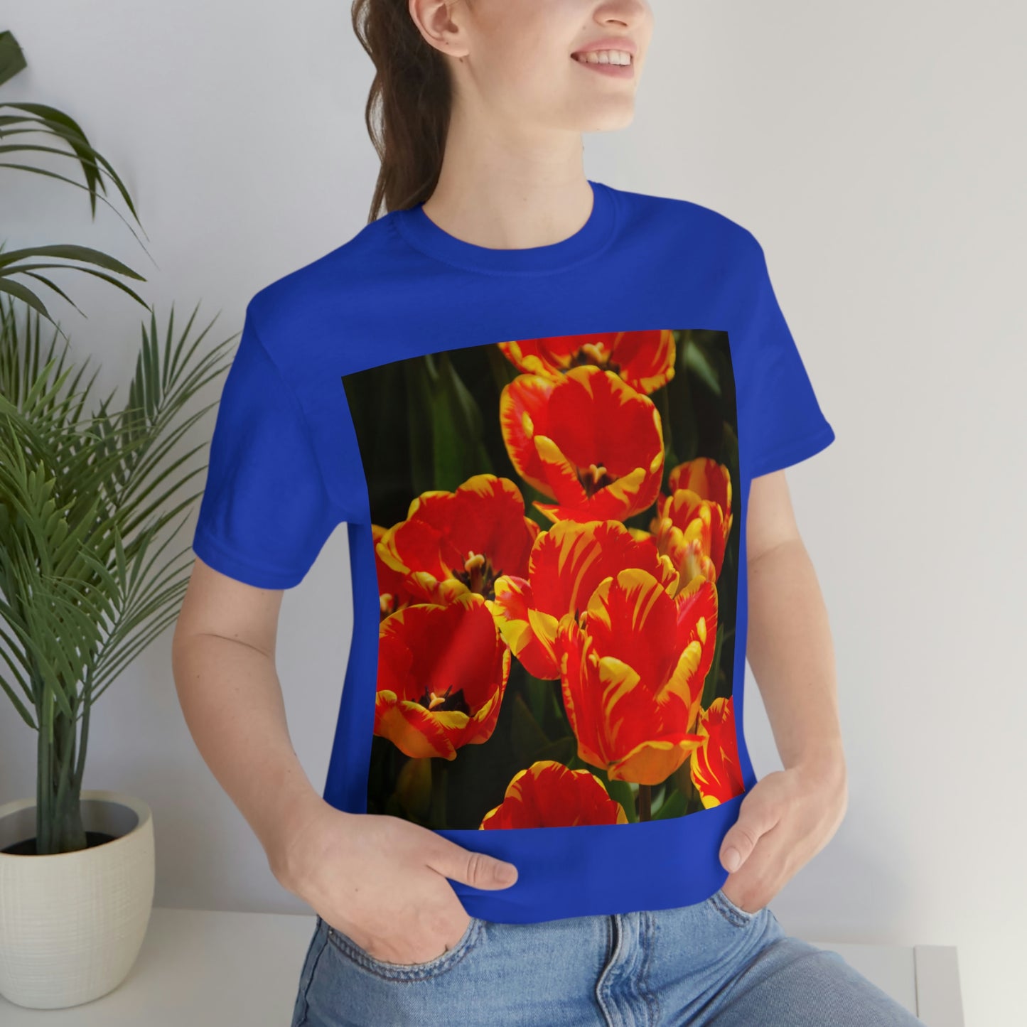 Flowers 19 Unisex Jersey Short Sleeve Tee