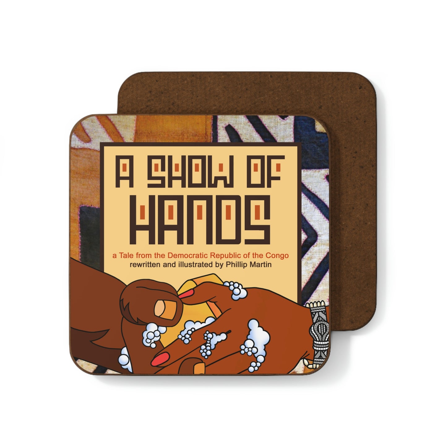 A Show of Hands Hardboard Back Coaster