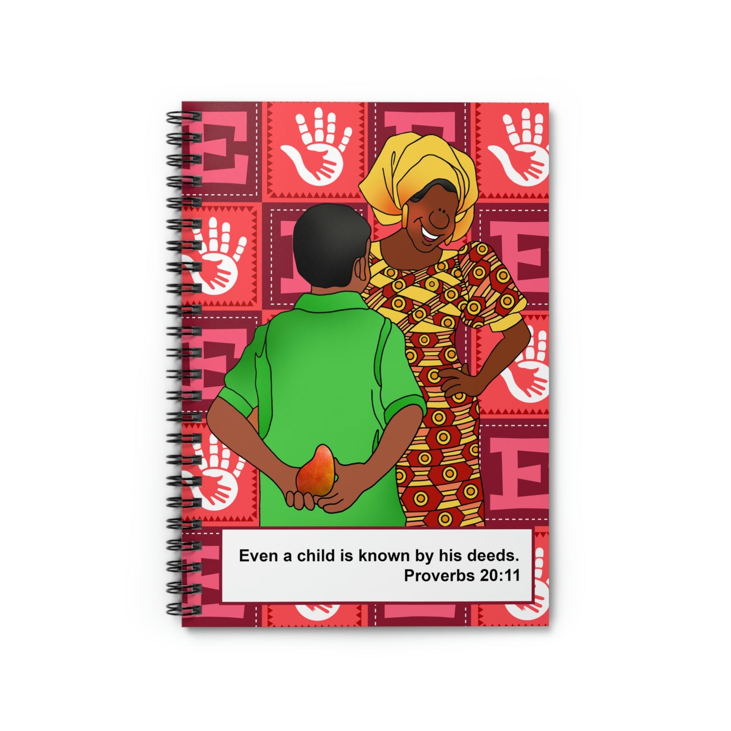 The Bible as Simple as ABC E Spiral Notebook - Ruled Line