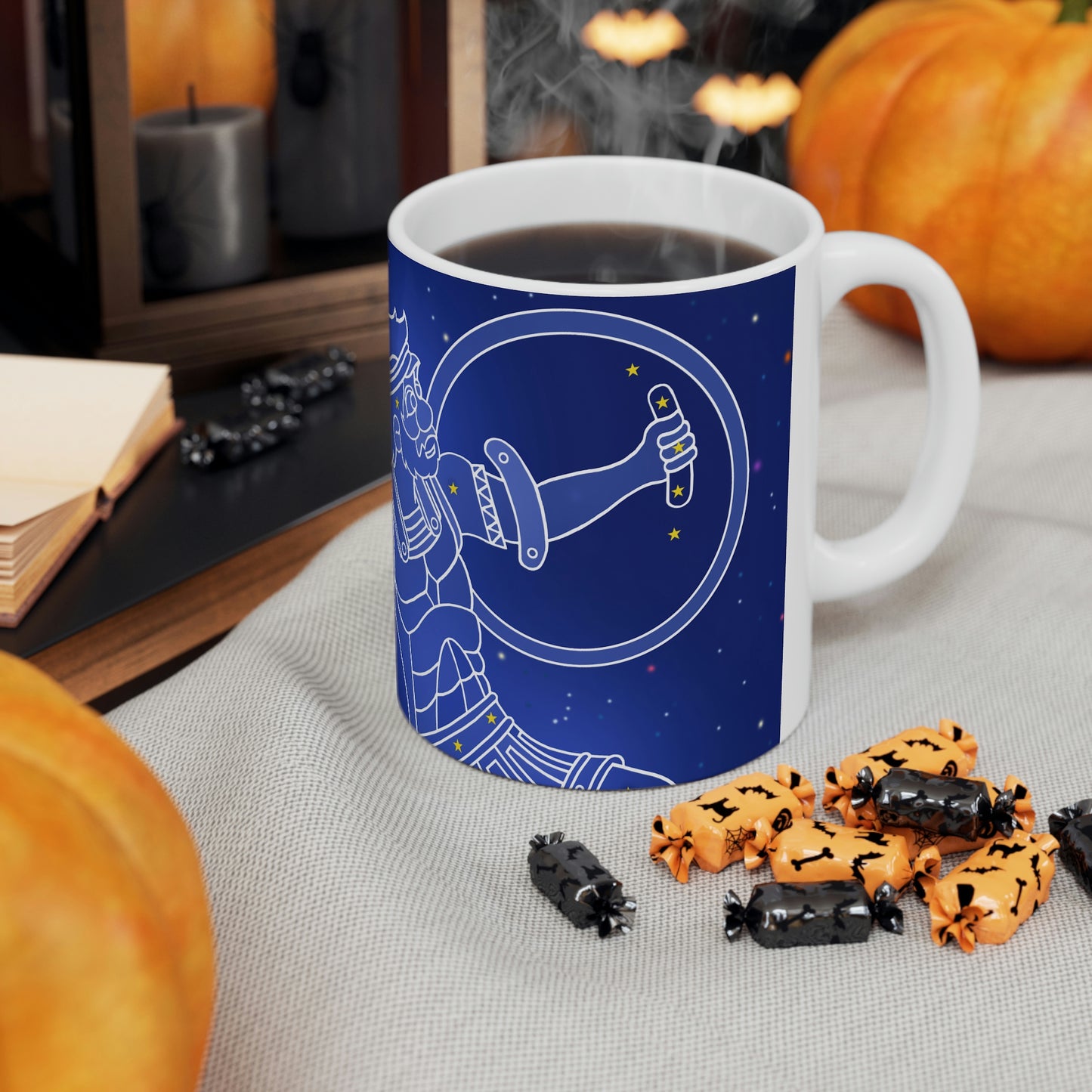 Triple Gratitude with Assorted Monsters!! Ceramic Mug 11oz