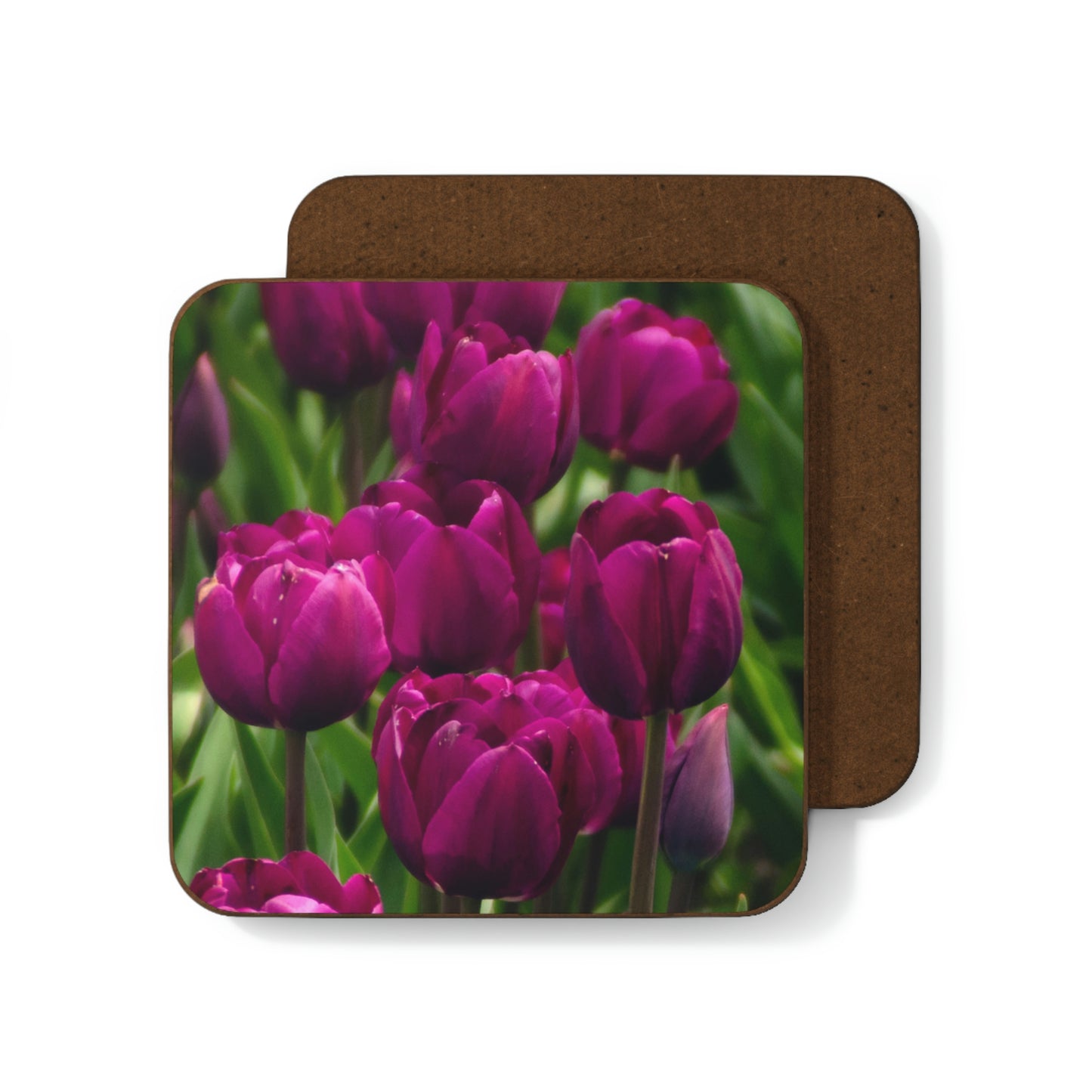 Flowers 20 Hardboard Back Coaster