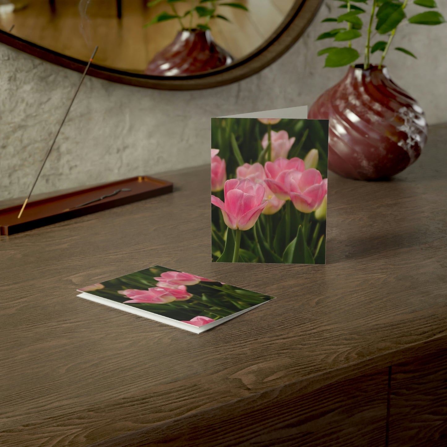 Flowers 17 Greeting Cards (1, 10, 30, and 50pcs)