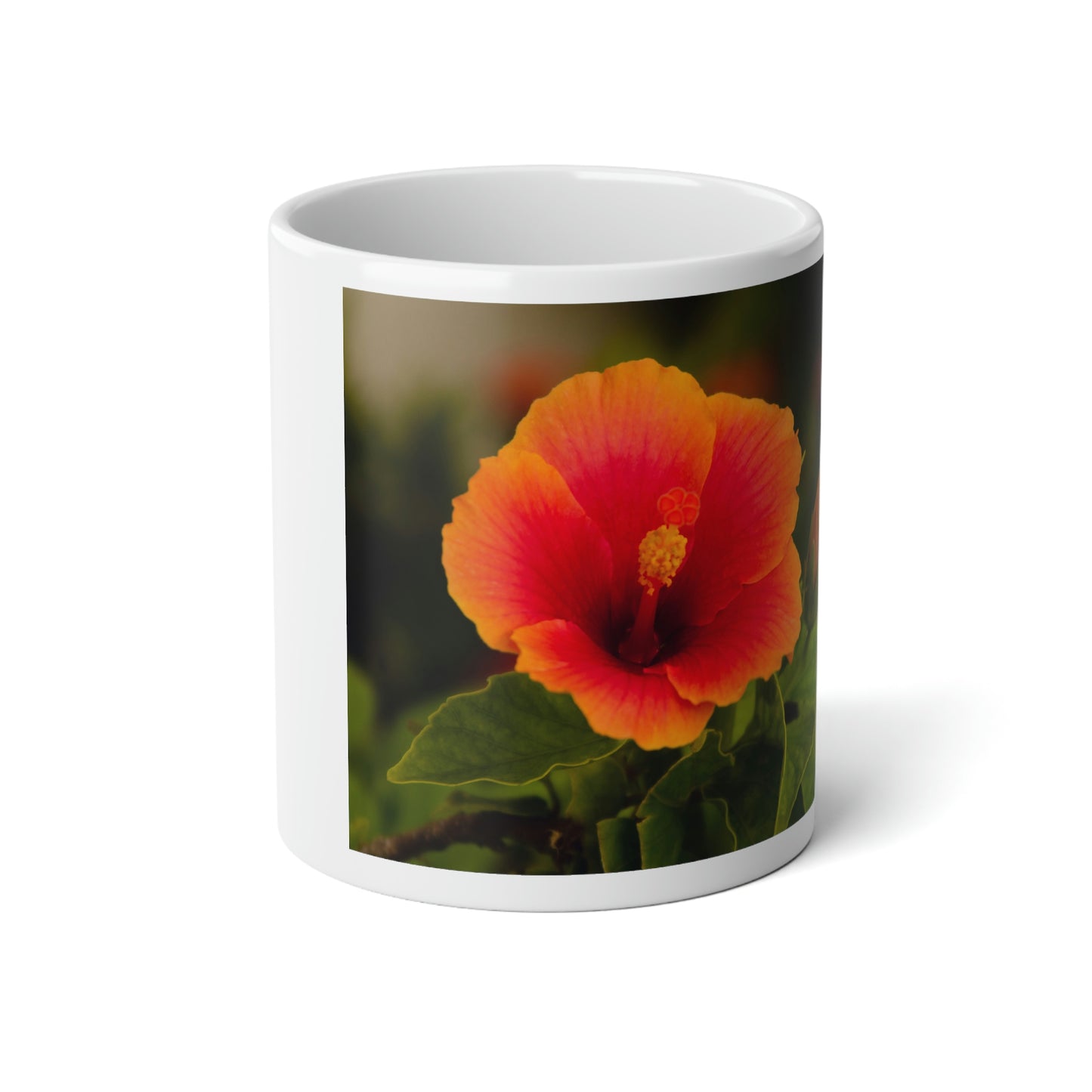 Flowers 32 Jumbo Mug, 20oz