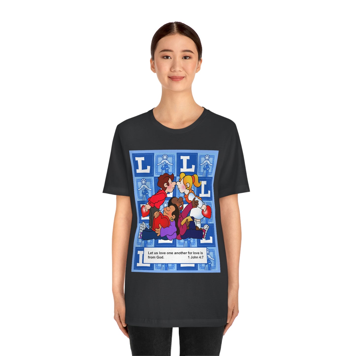 The Bible as Simple as ABC L Unisex Jersey Short Sleeve Tee