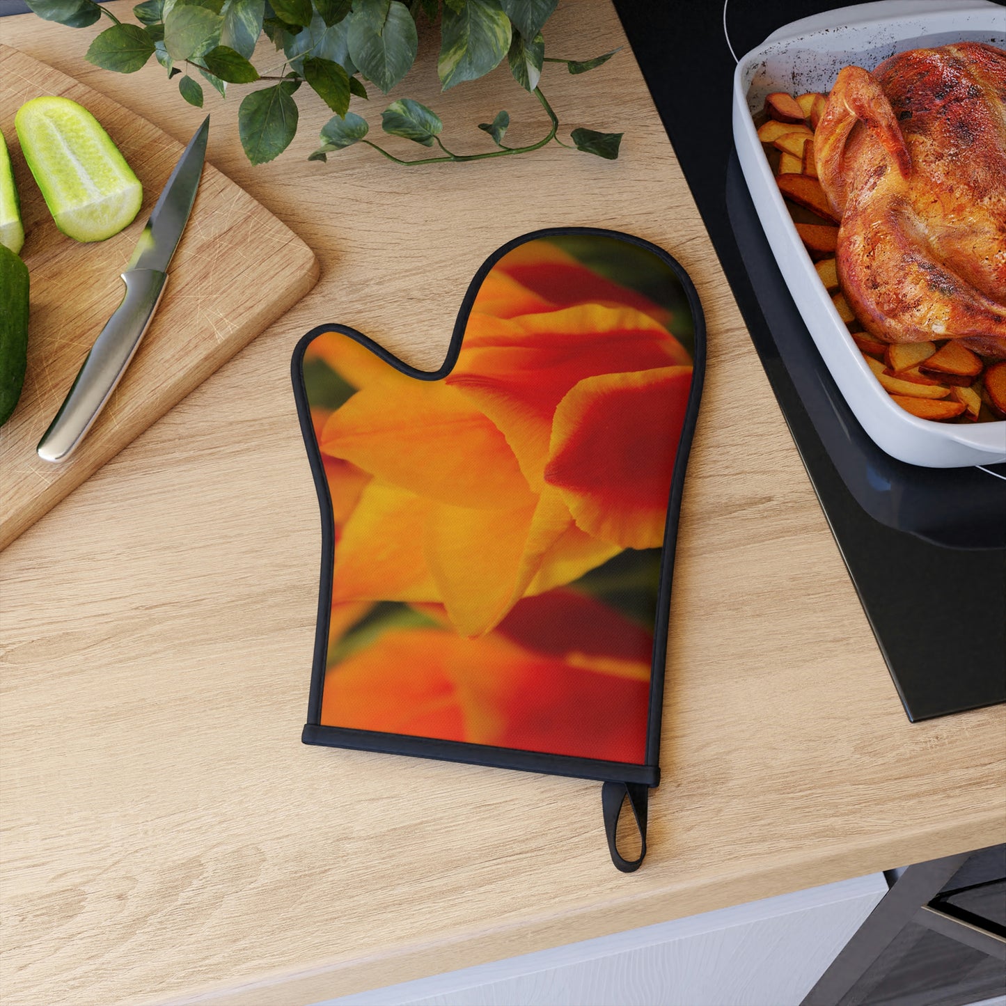 Flowers 12 Oven Glove