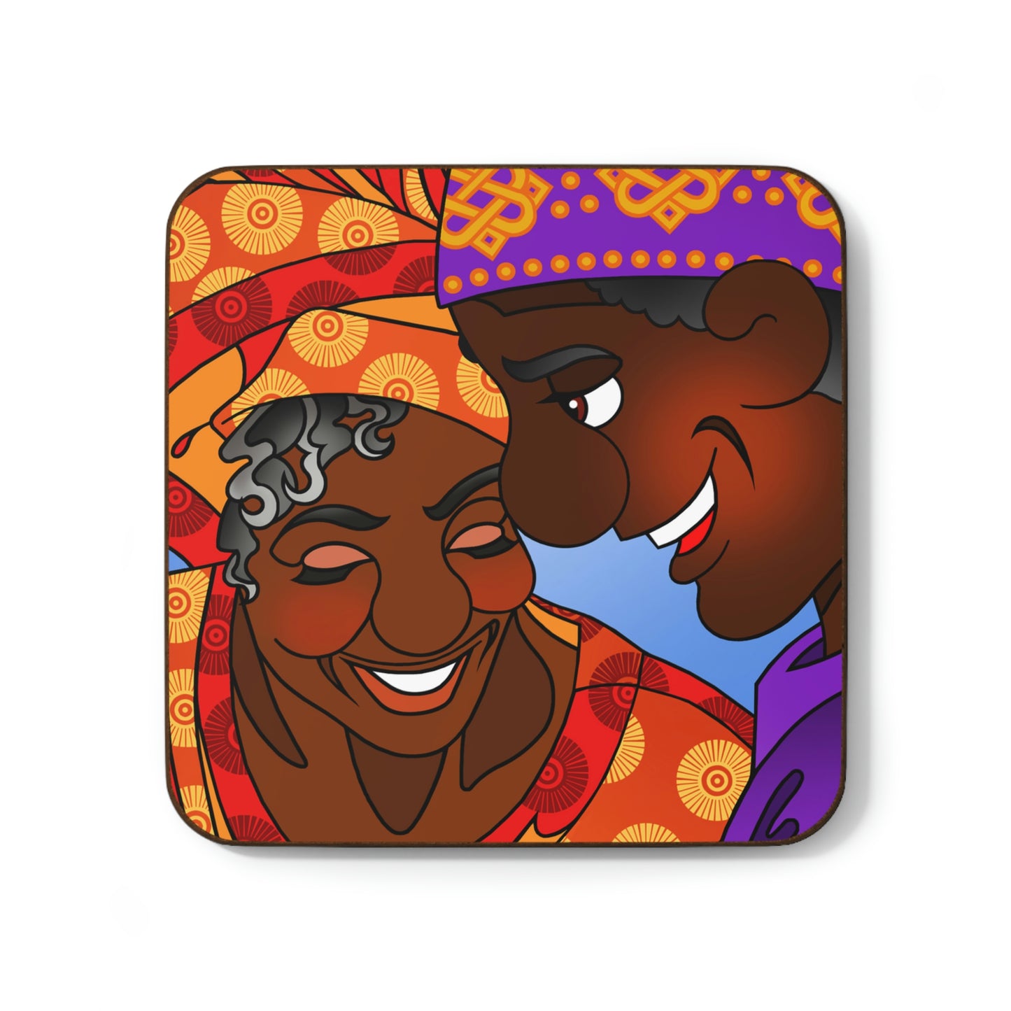 The Paramount Chief and One Wise Woman Hardboard Back Coaster