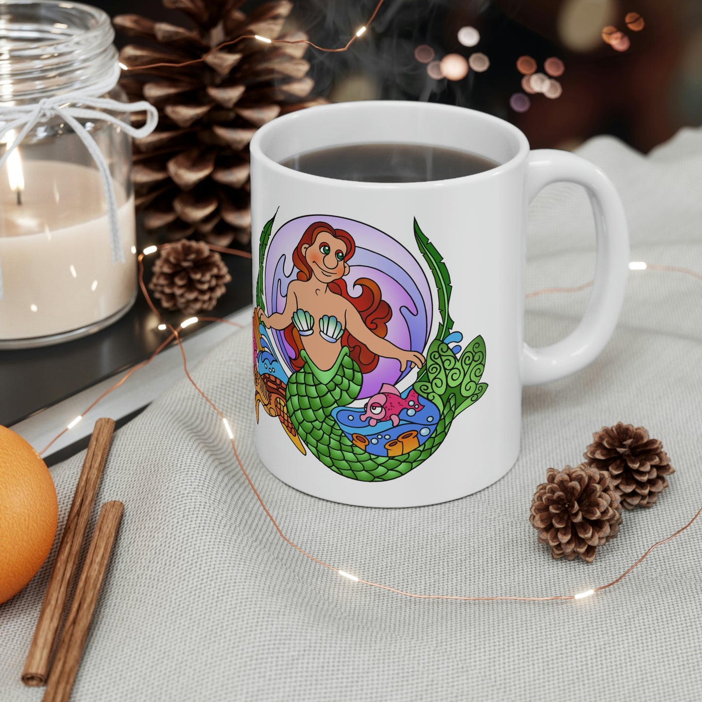Mermaid! Ceramic Mug 11oz