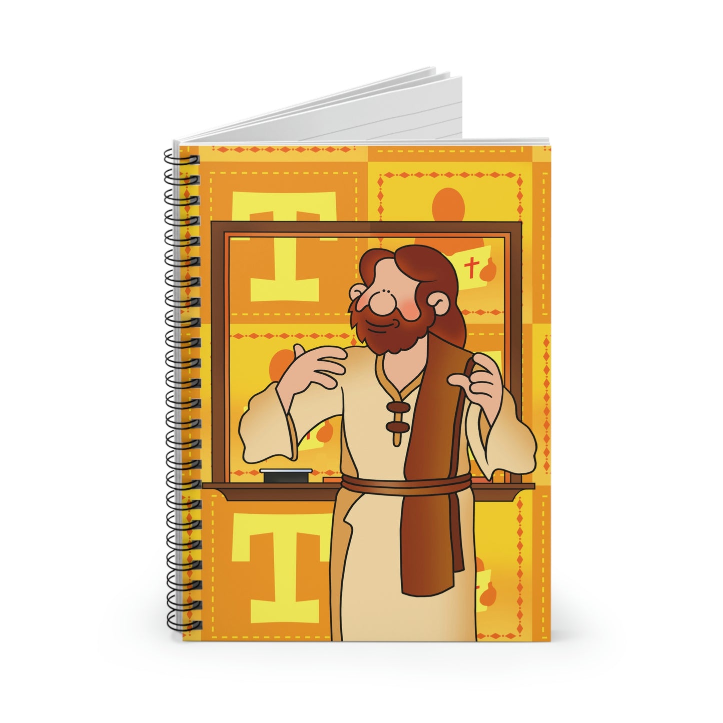 The Bible as Simple as ABC T Spiral Notebook - Ruled Line