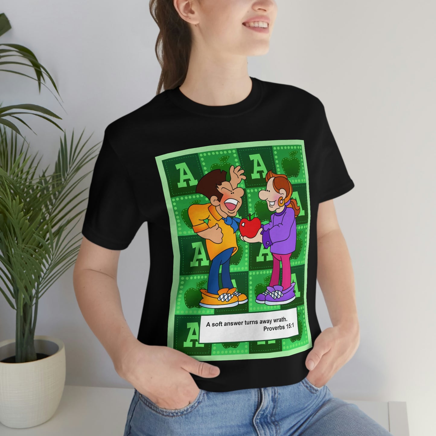 The Bible as Simple as ABC A Unisex Jersey Short Sleeve Tee