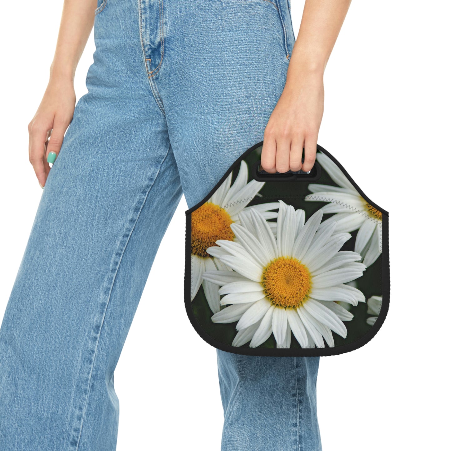Flowers 01 Neoprene Lunch Bag