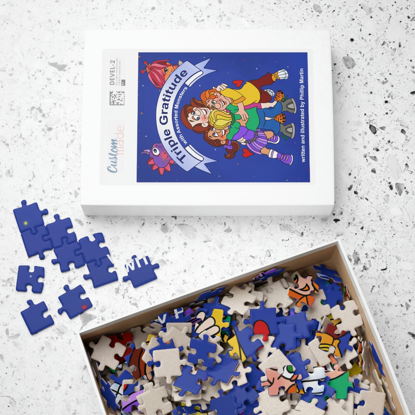 Triple Gratitude with Assorted Monsters Puzzle (110, 252, 500, 1014-piece)