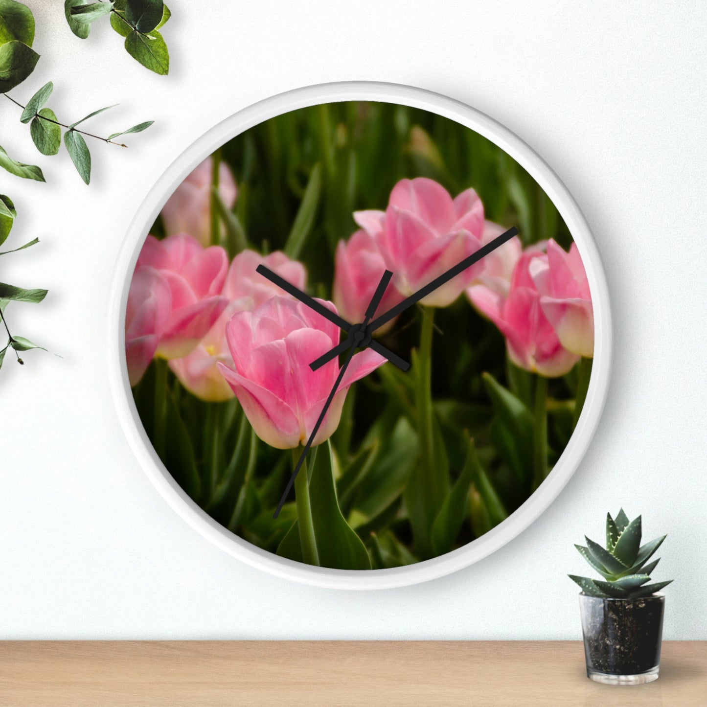 Flowers 17 Wall Clock