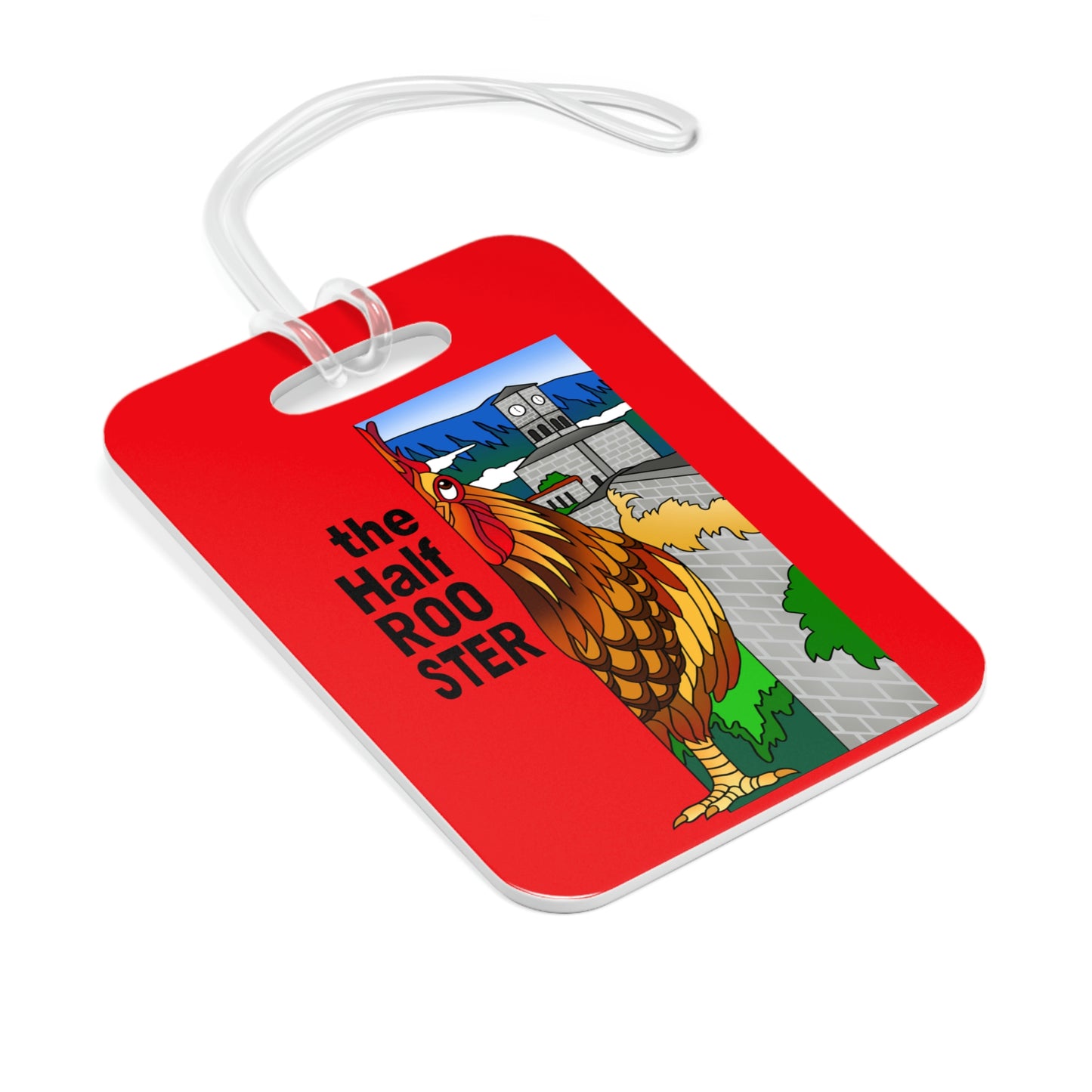 The Half Rooster Bag Tag