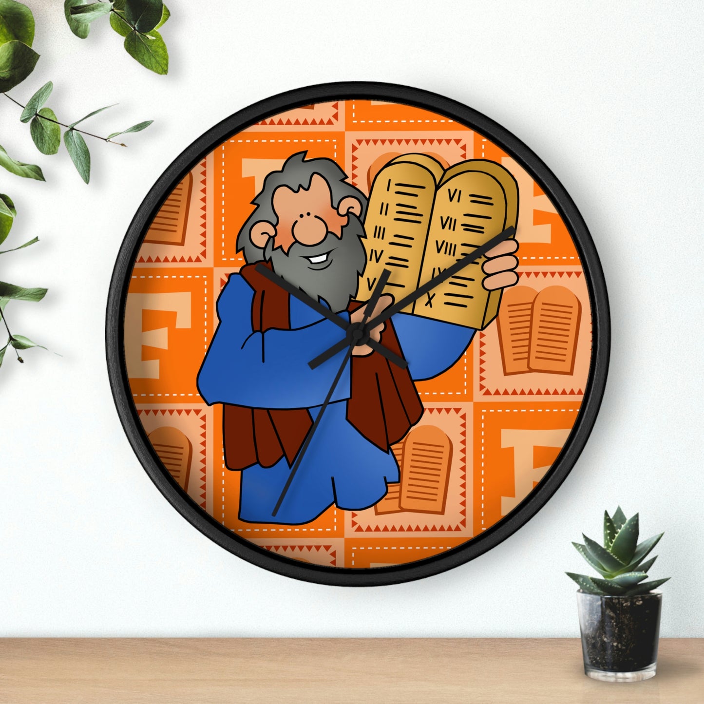 The Bible as Simple as ABC F Wall Clock