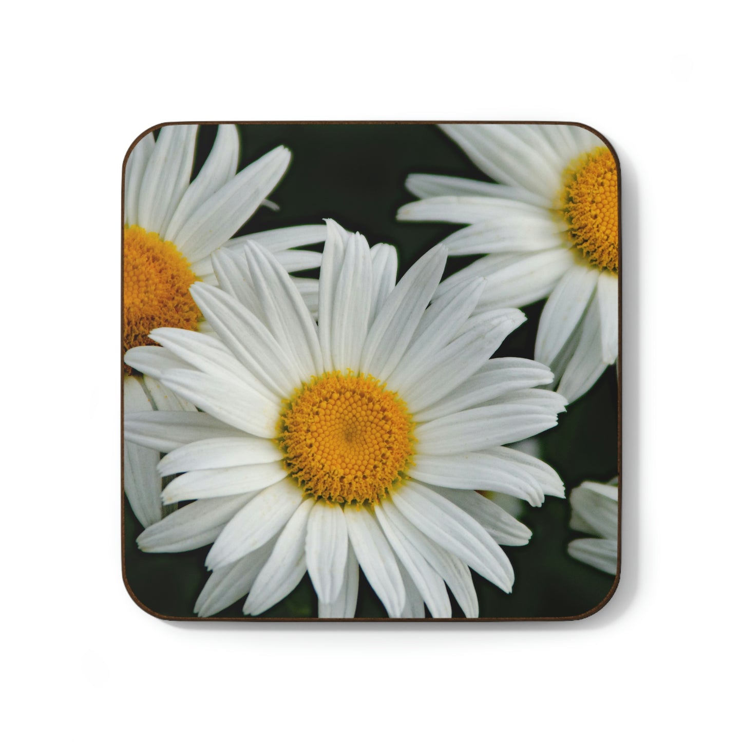 Flowers 01 Hardboard Back Coaster