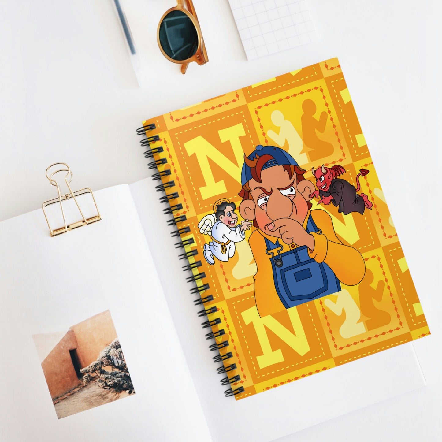 The Bible as Simple as ABC N Spiral Notebook - Ruled Line