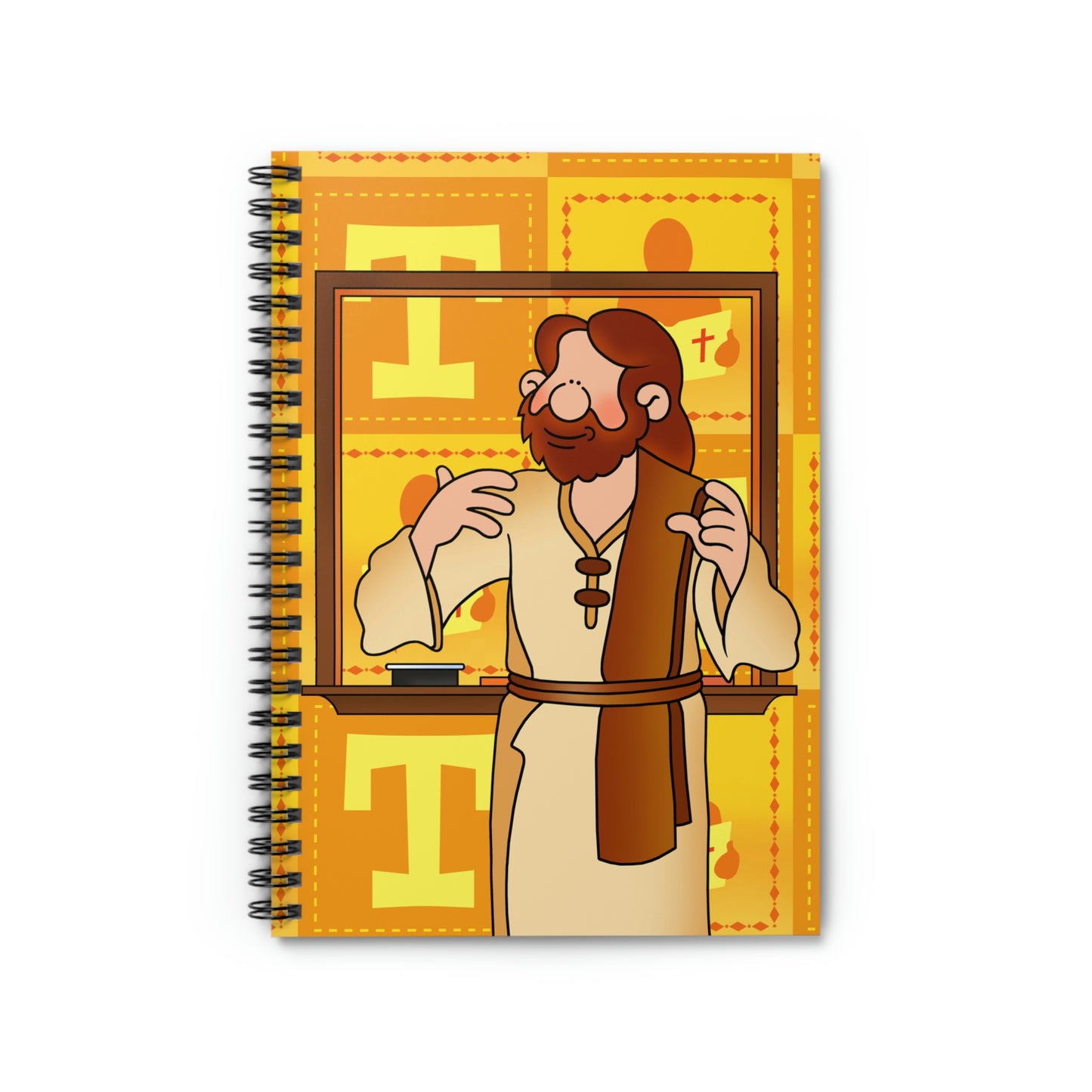 The Bible as Simple as ABC T Spiral Notebook - Ruled Line