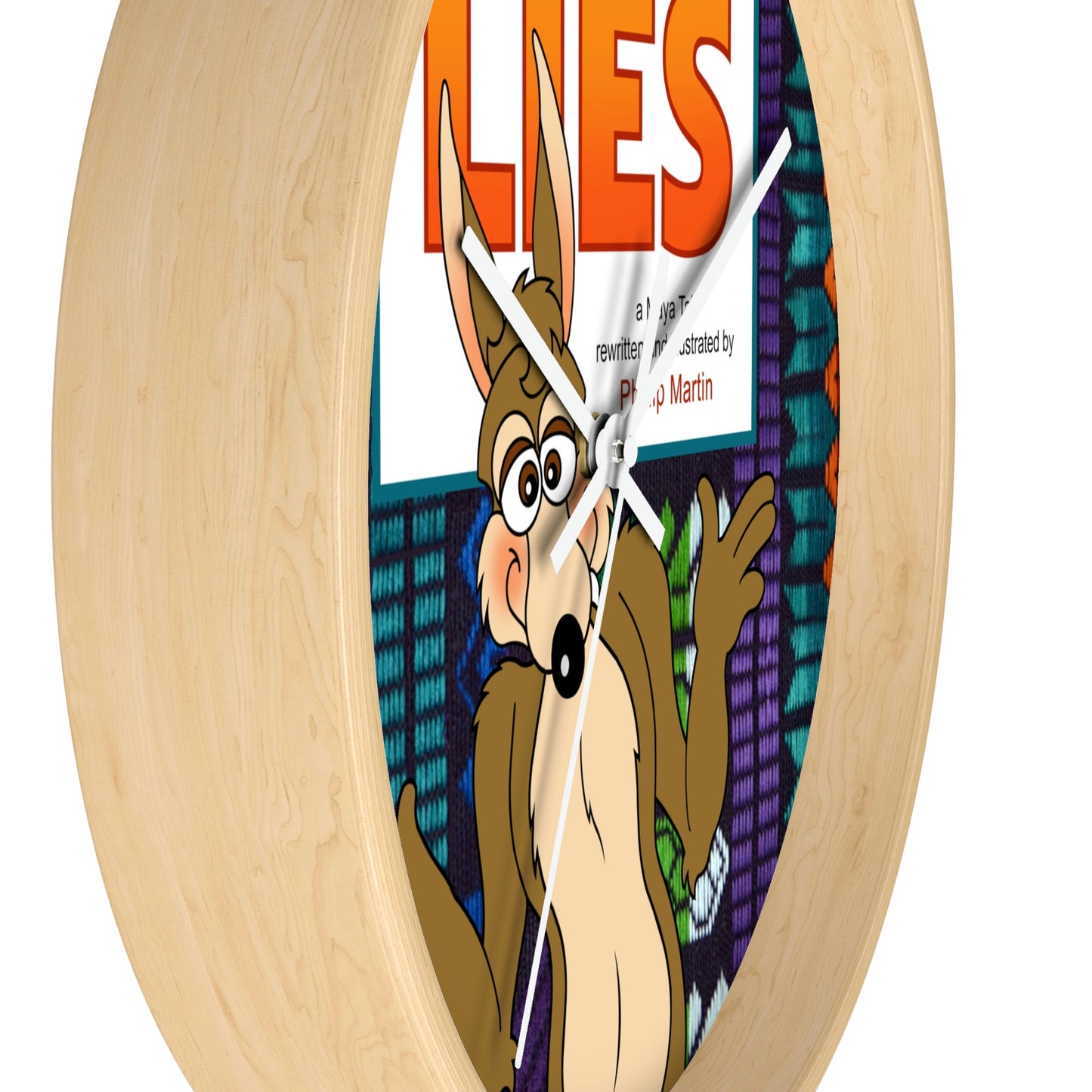 A Pack of Lies Wall clock