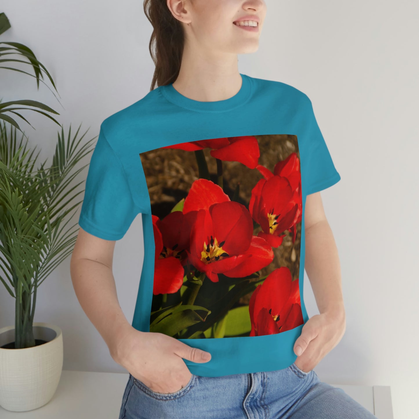 Flowers 05 Unisex Jersey Short Sleeve Tee